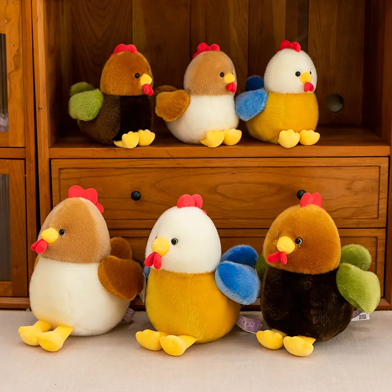 Lifelike Cute Chick Plush Toy – Soft Stuffed Chicken Doll, Calming Comfort Animal & Birthday Gift for Kids